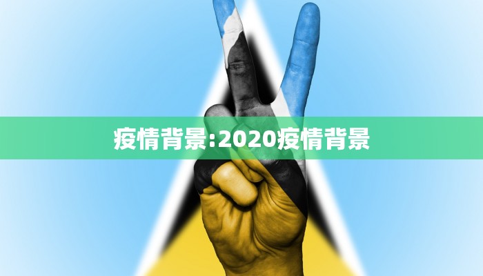 疫情背景:2020疫情背景