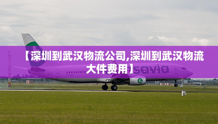 【深圳到武汉物流公司,深圳到武汉物流大件费用】