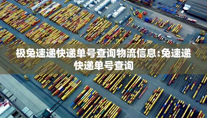 极兔速递快递单号查询物流信息:兔速递快递单号查询